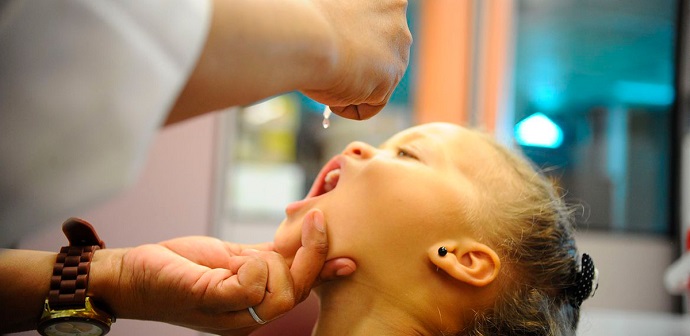 Arapongas abre vacinação Contra a Poliomielite nesta terça-feira, 28