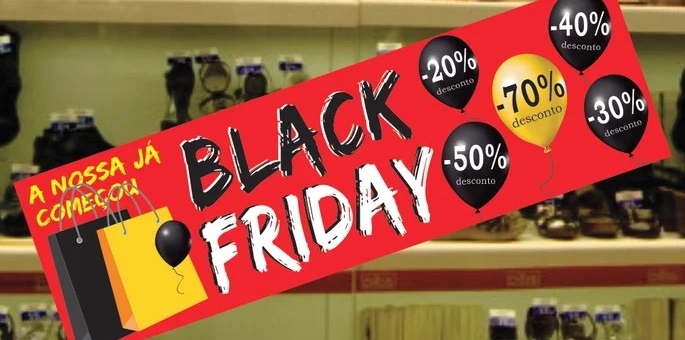 Comércio de Arapongas atenderá até as 21h nesta sexta-feira (29) de Black Friday