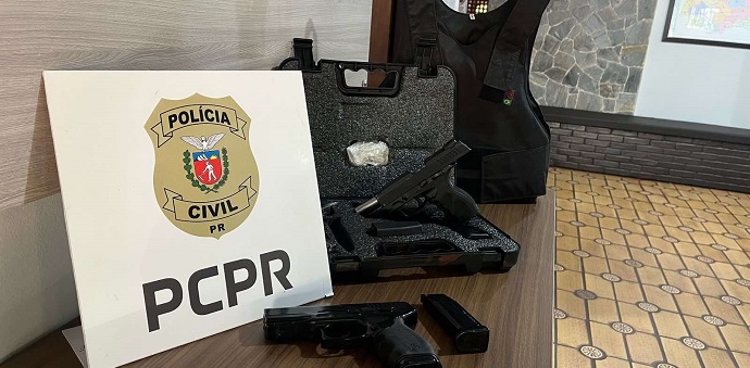 Polícia prende autor de homicídio e encontra arma do crime em Arapongas